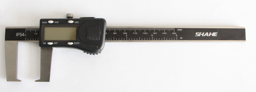 扁頭外溝槽數顯卡尺